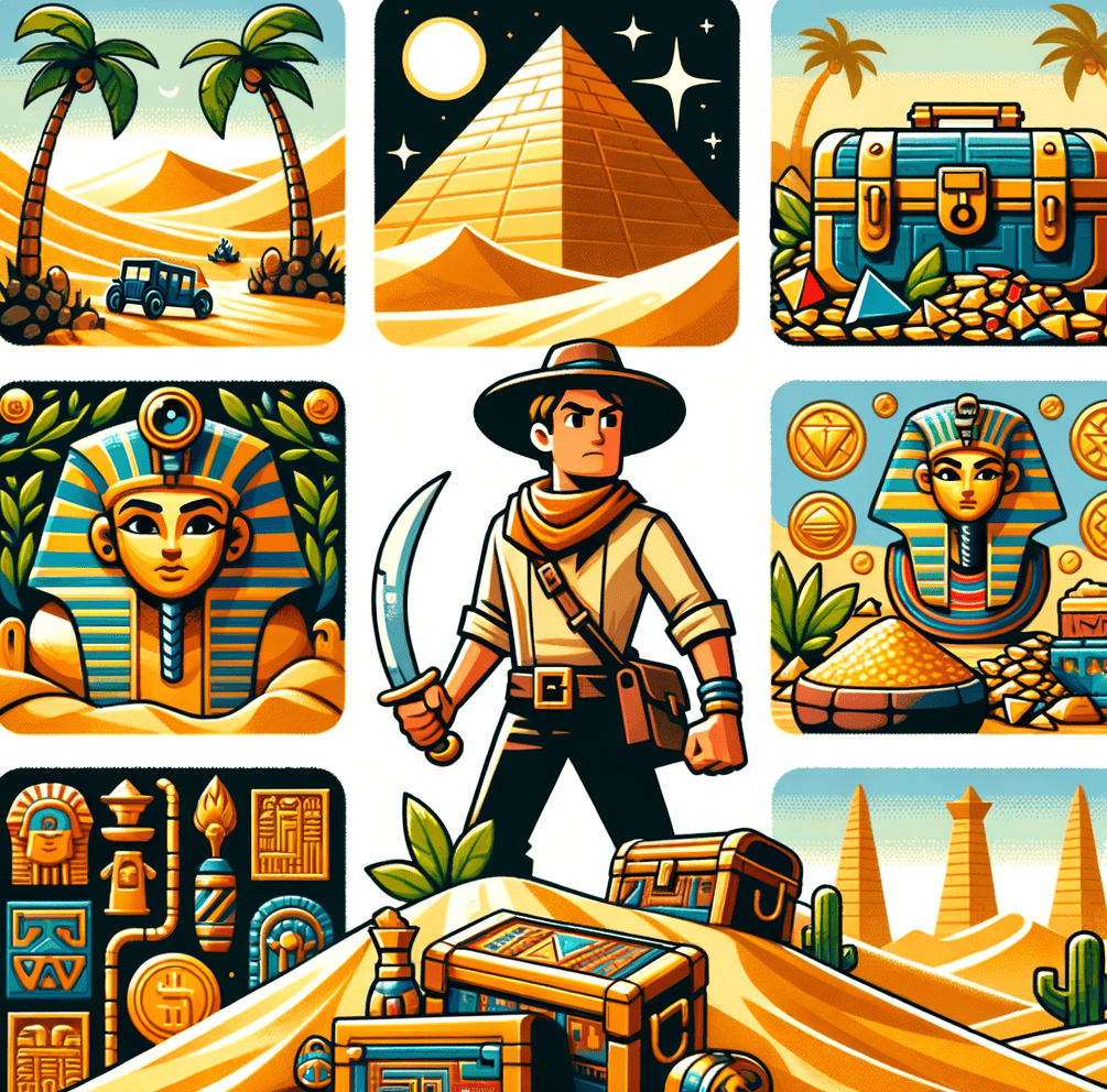 Lucky Jack Tut’s Treasures Rush
